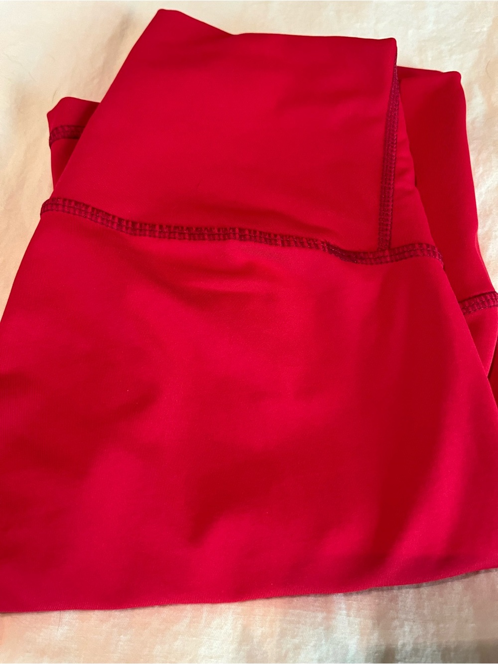 Bright Red DYI full length Leggings